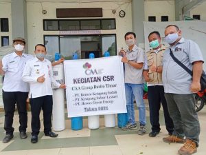 RSUD Tamiang Layang Terima Bantuan Oksigen dari CAA Group