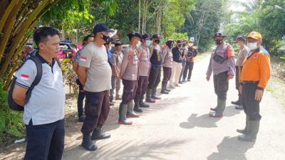 Anggota Polri, TNI, BPBD dan FPTI Lanjutkan Pencarian Orang Hilang di Desa Haringen