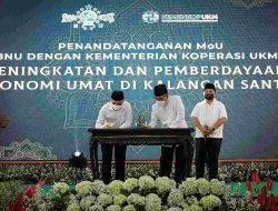 Teken MoU dengan PBNU, MenkopUKM akan Cetak Wirausaha Baru Lewat Pesantren 