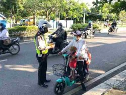 Pengguna Sepeda Listrik mulai Marak di Kapuas, Satlantas Berikan Imbauan