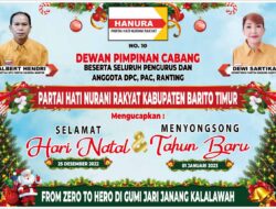 DPC Partai Hanura Barito Timur Ucapkan Selamat Natal dan Tahun Baru