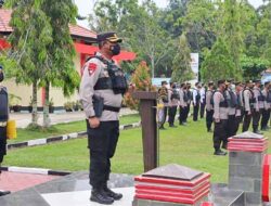 Kapolres Barito Timur Ingatkan Jajarannya Waspadai Dinamika yang Berkembang di Masyarakat