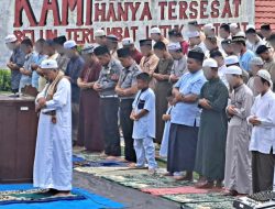 Rutan Tamiang Layang Gelar Salat Idulfitri Bersama Warga Binaan