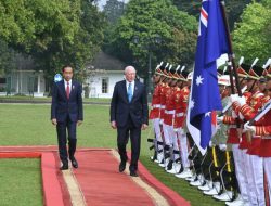 Presiden Jokowi Terima Kunjungan Resmi Gubernur Jenderal Australia di Istana Bogor