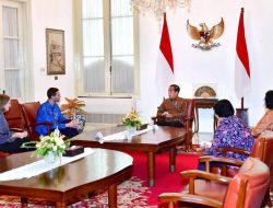 Presiden Jokowi Terima Delegasi Menteri Iklim dan Lingkungan Hidup Norwegia di Istana Merdeka