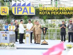 Presiden Jokowi Resmikan Instalasi Pengolahan Air Limbah di Kota Pekanbaru, Provinsi Riau