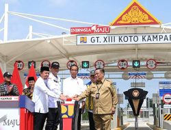 Presiden Resmikan Jalan Tol di Provinsi Riau