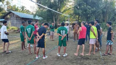 Karang Taruna Lebo dan Muruduyung Gelar Pertandingan Persahabatan Voli