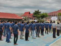 Pegawai dan Warga Binaan Rutan Tamiang Layang Bacakan Ikrar Zero Halinar