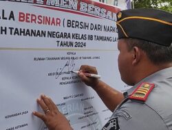 Rutan Tamiang Layang Apel Deklarasi dan Penandatanganan Komitmen Bersama dengan Warga Binaan