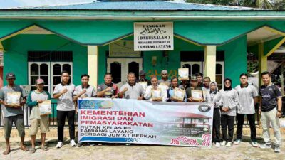 Rutan Tamiang Layang Gelar Bakti Sosial “Jumat Berkah”