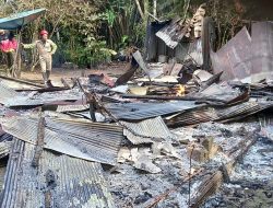 Musibah Beruntun Warga Desa Haringen: Anak Baru Empat Hari Meninggal, Kini Rumah Ludes Terbakar