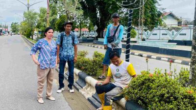Lampu Hias Sambut Ramadan Percantik Kota Tamiang Layang