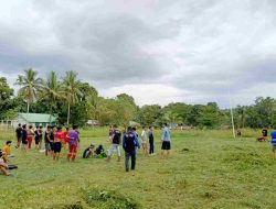 Karang Taruna Maluyangan Hurap Desa Hayaping Gelar Gotong Royong Bersihkan Lapangan Sepak Bola