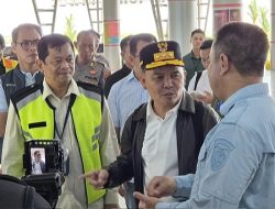 Gubernur Kalteng Tinjau Posko Angkutan Lebaran di Bandara Tjilik Riwut