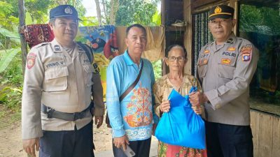 Kepala Desa Kupang Baru Apresiasi Bantuan Polres Barito Timur untuk Warga Kurang Mampu