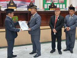 DPRD Barito Timur Sampaikan 130 Rekomendasi untuk Perbaikan Kinerja Pemkab