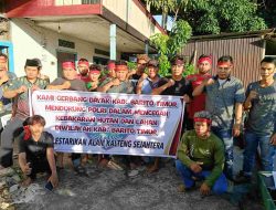 Gerbang Dayak Dukung Polri Jaga Kerukunan dan Cegah Karhutla di Barito Timur