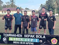Patai FC Turut Meriahkan Turnamen Kades Cup I Hayaping
