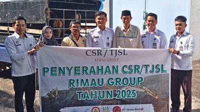 Rutan Tamiang Layang Terima Bantuan Hewan Kurban dari Rimau Group, Wujud Nyata Kepedulian Perusahaan