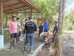 Pemdes Dayu dan Karang Taruna Gelar Gotong Royong Bersihkan Kawasan Danau Dayu