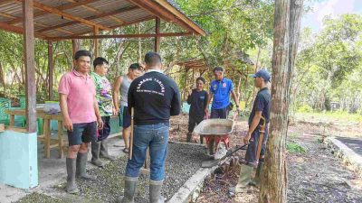 Pemdes Dayu dan Karang Taruna Gelar Gotong Royong Bersihkan Kawasan Danau Dayu