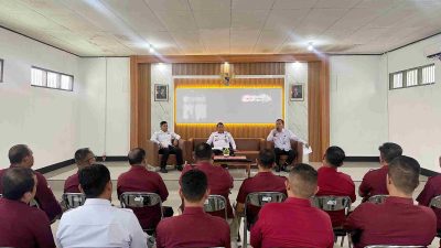 Kakanwil Tekankan Disiplin SOP dan Sinergi untuk Perkuat Sistem Pemasyarakatan Kalteng