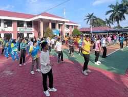 Olahraga Bersama di PN Tamiang Layang, Bupati Dorong Sinergi dan Kebugaran Lintas Instansi