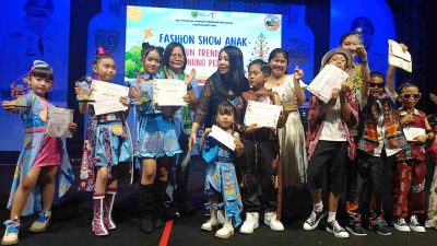 Pesona Batik Gunung Perak, Ini Para Juara Fashion Kids di Bartim Expo 2025
