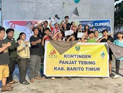 4 Atlet Panjat Tebing Barito Timur Raih Juara di Wall Climbing Bupati Cup 2025 Barito Selatan