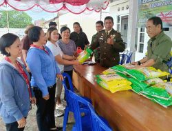 Kodim 1012 Buntok Gelar Gerakan Pangan Murah, Masyarakat Antusias Buru Beras Subsidi