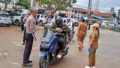 Razia Gabungan di Barito Timur, Tertib Pajak dan Keselamatan Jalan Jadi Prioritas