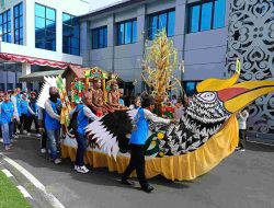 Seluruh Kecamatan dan Perangkat Daerah Meriahkan Karnaval Budaya FBNJ 2025 di Bartim