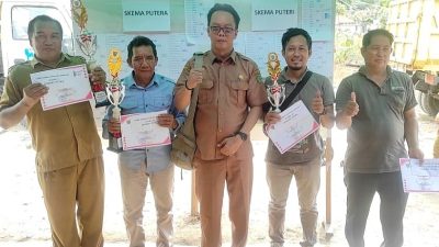 DLH Barito Timur Gelar Lomba Domino Antar-OPD, Warnai Hari Jadi Daerah dan HUT ke-80 RI