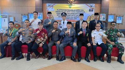 Ketua DPRD Barito Timur Harap Pejabat yang Baru Dilantik Jalankan Amanah dengan Integritas
