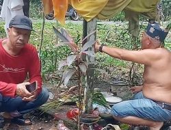 Ritual Adat Pamalasan Digelar di Hayaping Sebelum Pelebaran Jalan