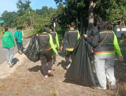 Berbagai Instansi di Barito Timur Kompak Kerja Bakti Dukung World Cleanup Day 2025