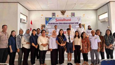 Polres Barito Timur Sosialisasi Perlindungan Anak Berbasis Masyarakat di Desa Tewah Pupuh