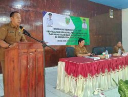 Asisten II Setda Bartim Buka Sosialisasi Sosialisasi Kemudahan Penanaman Modal dan Kemitraan bagi Pelaku UMKM