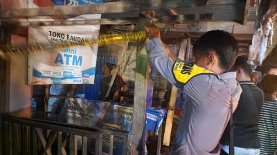 Toko Alat Pancing di Ampah Kota Nyaris Hangus Terbakar