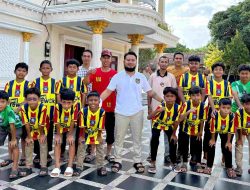 Wakil Bupati Barito Timur Beri Dukungan Penuh Dua Tim Junior pada Adaro Soccer Festival U-12 di Balangan