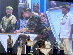 Bupati Barito Timur dan Sejumlah Pejabat Hadiri Peresmian Posbankum se-Kalteng