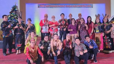 Hangatkan Kebersamaan, Warga Oloh Itah di Barito Timur Gelar Pesta Alem Barasih