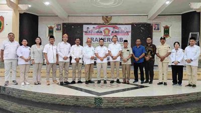 Wakil Bupati Buka Rakercab dan Pendidikan Politik Partai Gerindra Barito Timur