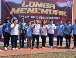 114 Pelajar di Barito Timur Ikut Lomba Menembak yang Diadakan BAPOPSI dan Perbakin