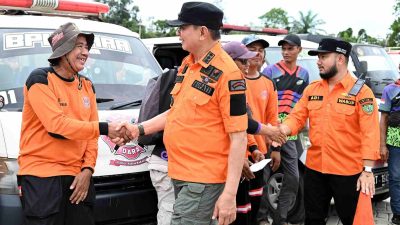 Usai Kukuhkan Tim Tanggap Bencana, Bupati dan Wabup Bartim Cek Kesiapan Sarana Pendukung