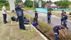 Rutan Tamiang Layang Sambut Ramadan dengan Kerja Bakti di Masjid Jabal Nur