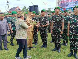 529 Prajurit Yonif TP 924/Uria Mapas Tiba di Barito Timur, Pemkab Harapkan Dorong Ketahanan Pangan