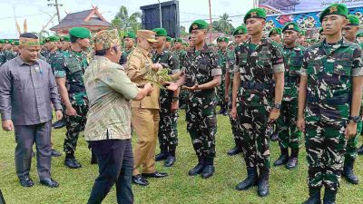 529 Prajurit Yonif TP 924/Uria Mapas Tiba di Barito Timur, Pemkab Harapkan Dorong Ketahanan Pangan