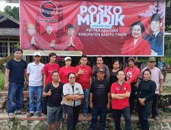 PDI Perjuangan Barito Timur Dirikan Posko Mudik Lebaran, Siaga Layani Pemudik Hingga Arus Balik